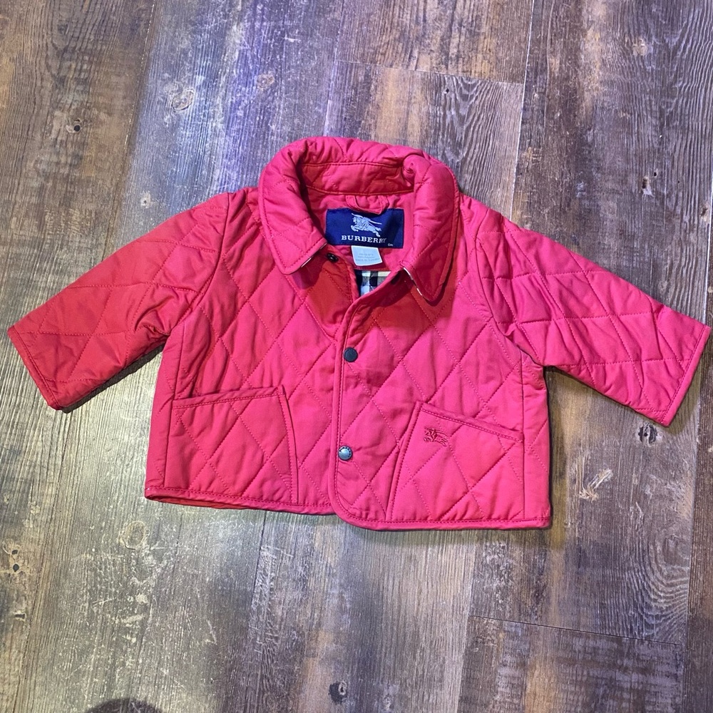 Burberry Quilted Coat - 6 months